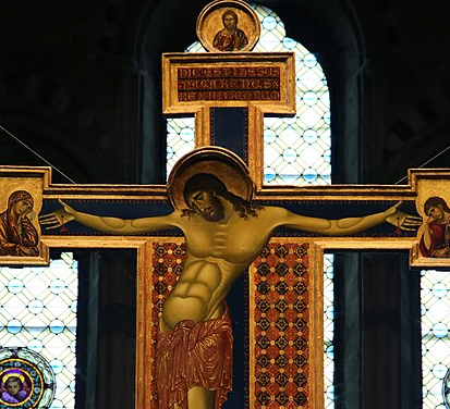 Crocifisso di Cimabue - Cimabue's Crucifix - Krucifix von Cimabue - Crucifijo de Cimabie